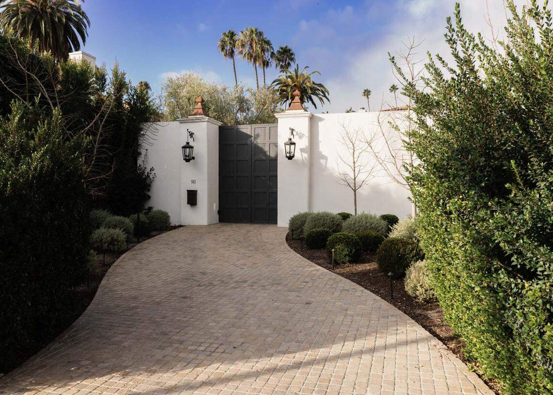 Behind the gates in Beverly Hills lies a 6,500-square-foot home for sale for $22 million.
