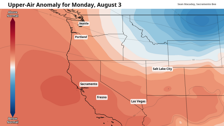 Heat wave persists this week for Central Valley. Here’s when temps could cool