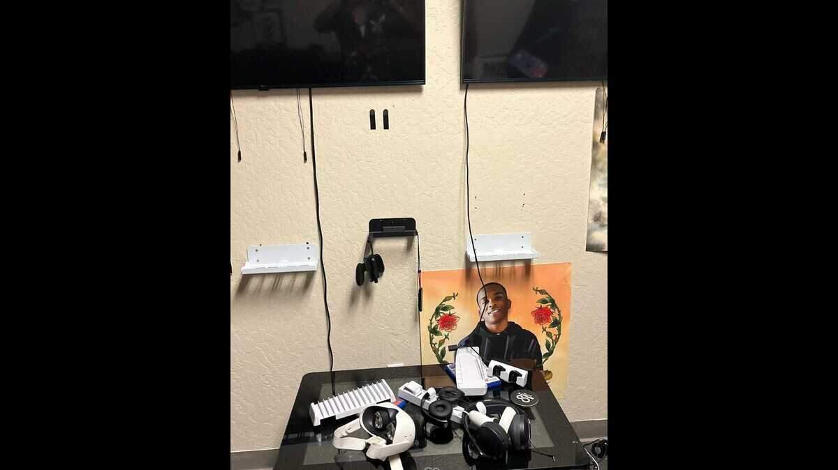 Empty shelves marked the place where video game consoles sat before the I Am Sac Foundation was burglarized on Wednesday, said Stevante Clark. Clark is the brother of Stephon Clark, who was killed by Sacramento police.