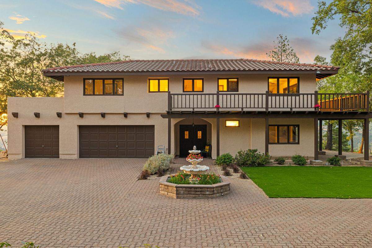 The Spanish villa-style residence is on the market for $2.25 million.
