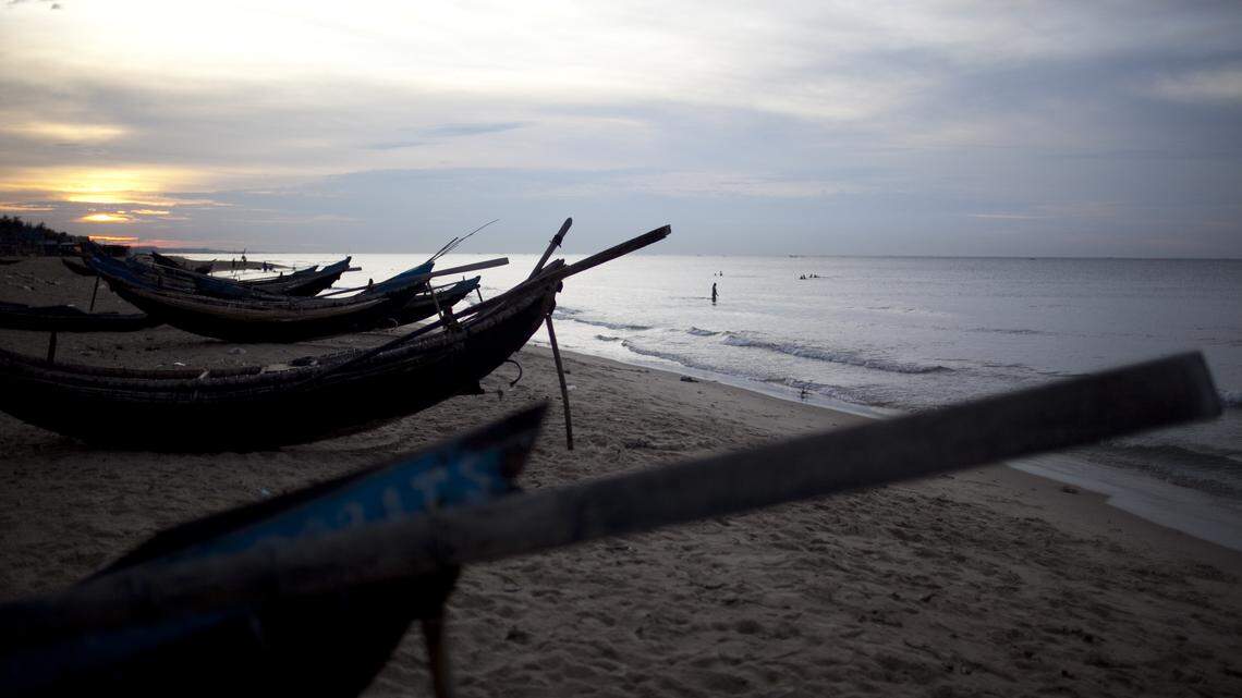 Nearly 40 years have passed since the 54 people made their iconic escape from Vietnam on the Peace at Sea in 1980. Vietnam has changed radically since then. The beaches of Thuan An, where the small boat once passed secretly in the night is now filled with local tourists in a thriving economy. Kevin German / LUCEO