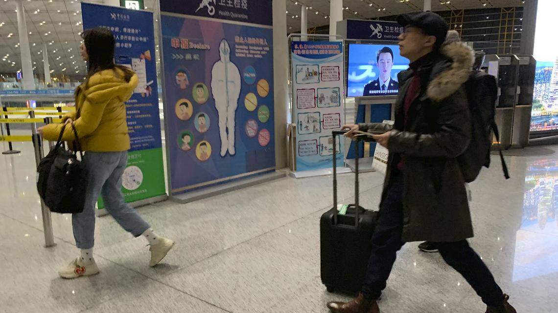 The Centers for Disease Control and Prevention said it will screen passengers at Los Angeles International Airport and San Francisco International Airport for China’s coronavirus, which has killed two people.