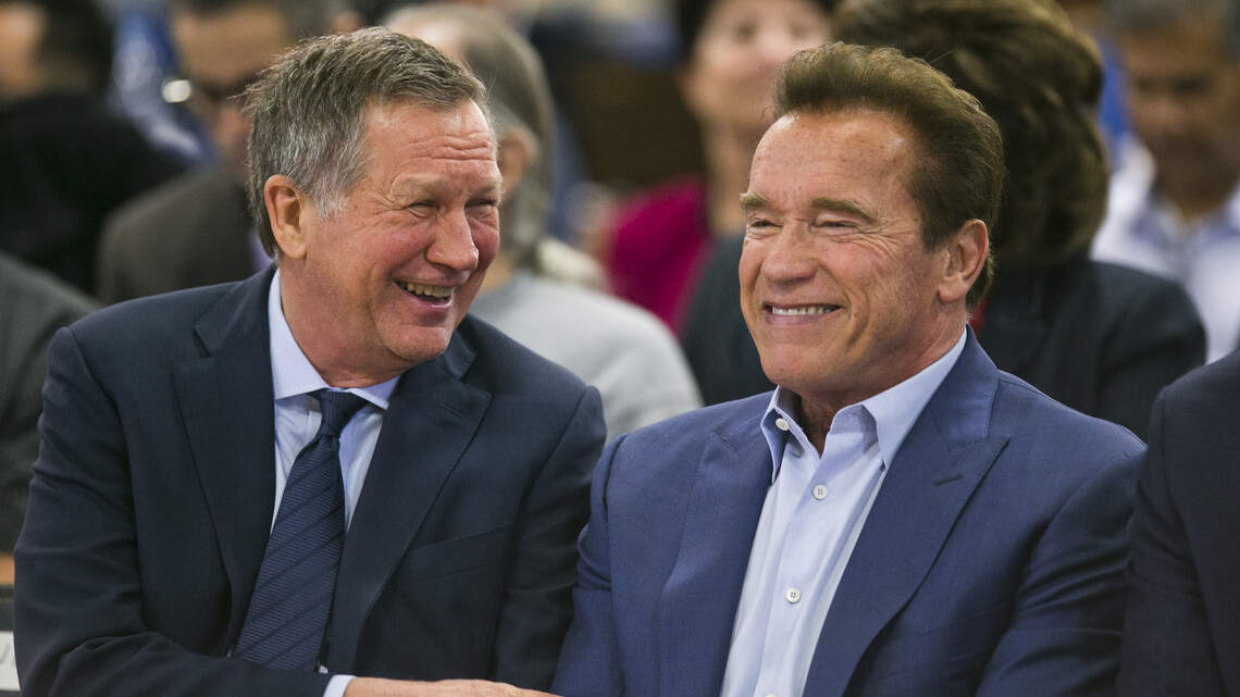 Schwarzenegger goes off course on his latest quest