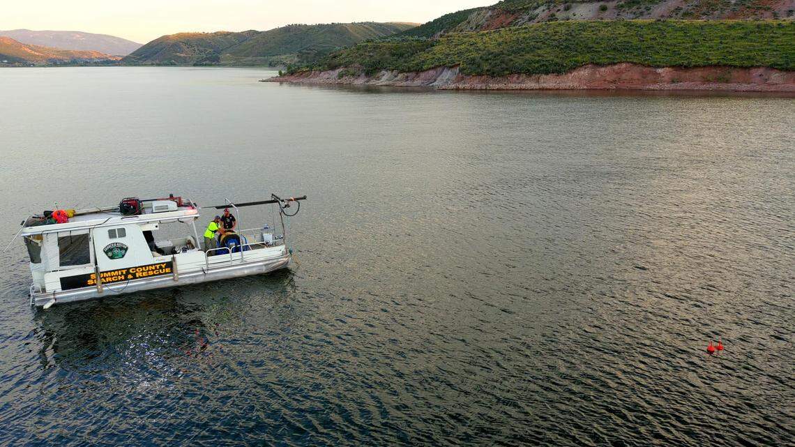 Crews have found the body of a missing paddleboarder who fell into a Utah reservoir with his dog that made it ashore, officials said. (Photo from Summit County Sheriff’s Office)
