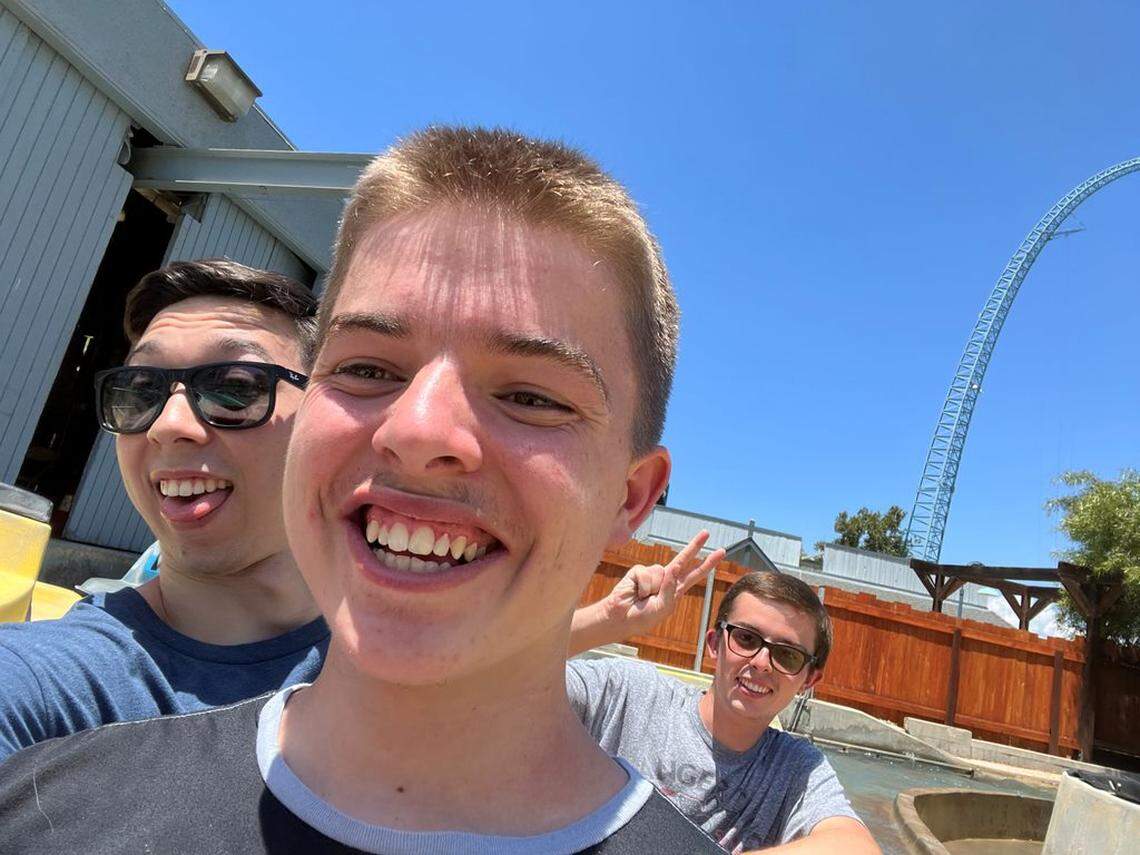 Christopher Hawley at Magic Mountain on June 23, 2022.