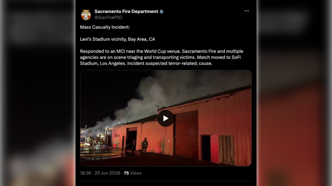 Hoax terror attack posted to Sacramento Fire’s X page by hacker, authorities say