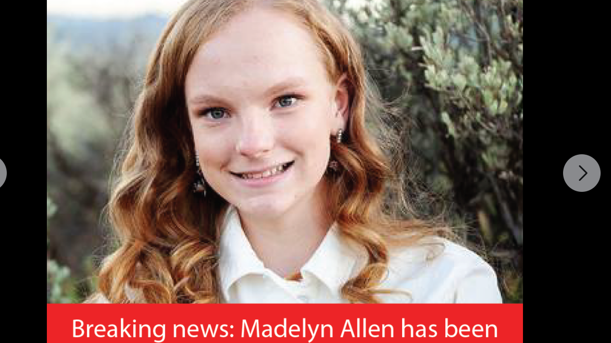 A 19-year-old missing college student was found alive under a pile of coal in a man’s basement, police in Utah said. SNOW COLLEGE FACEBOOK SCREENGRAB.