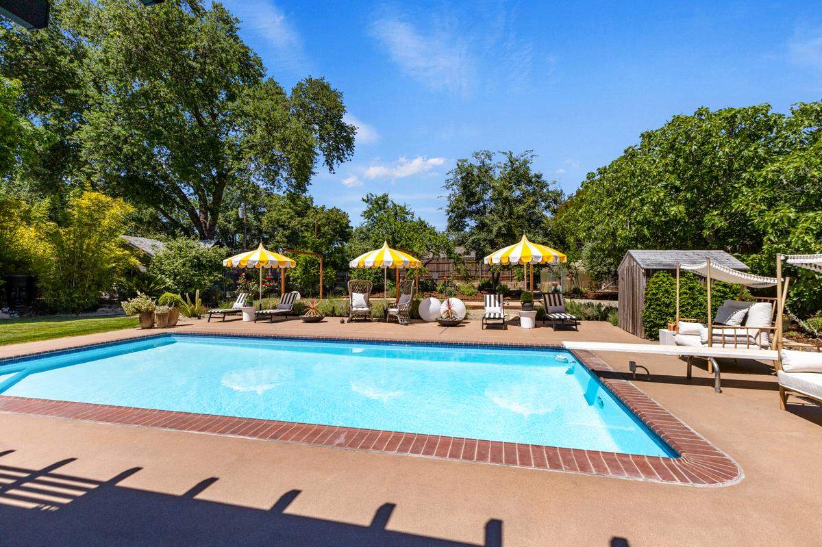 The Carmichael home invites a fabulous backyard party.