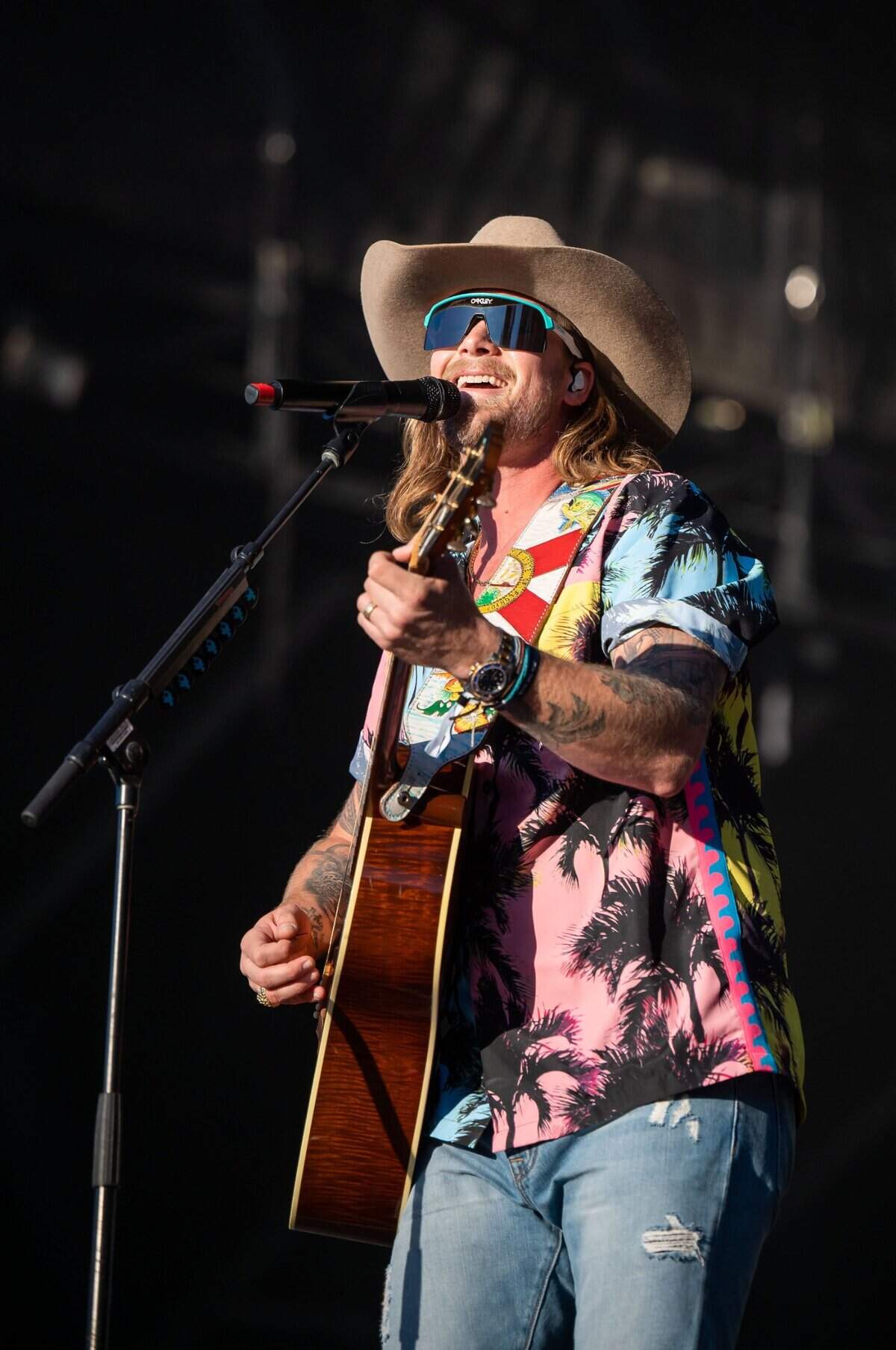 Brian Kelley performs on the Visit Sacramento Stage during Sacramento’s first-ever GoldenSky country music festival Saturday, Oct. 15, 2022, at Discovery Park. The two-day event featured headliners Tim McGraw and Sam Hunt, as well as Brothers Osborne, Midland, Carly Pearce and more.