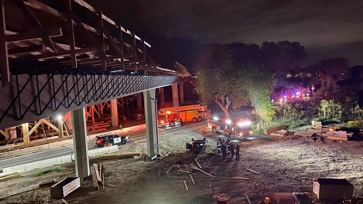 A 20-year-old woman died early Saturday, April 18, 2020, after her car drove off of Interstate 5, plummeting 50 feet near Freeport Boulevard in Sacramento, Calif.