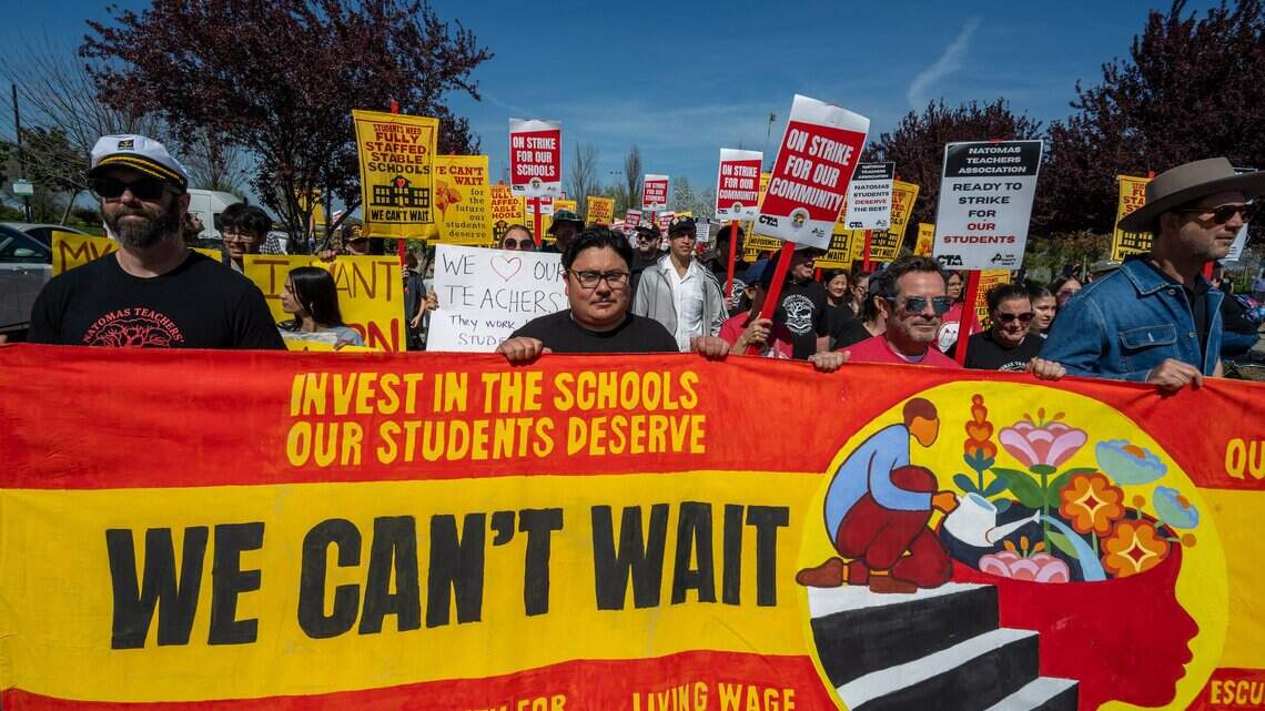 Sacramento-area teacher strikes stretch on. Here’s the latest on negotiations