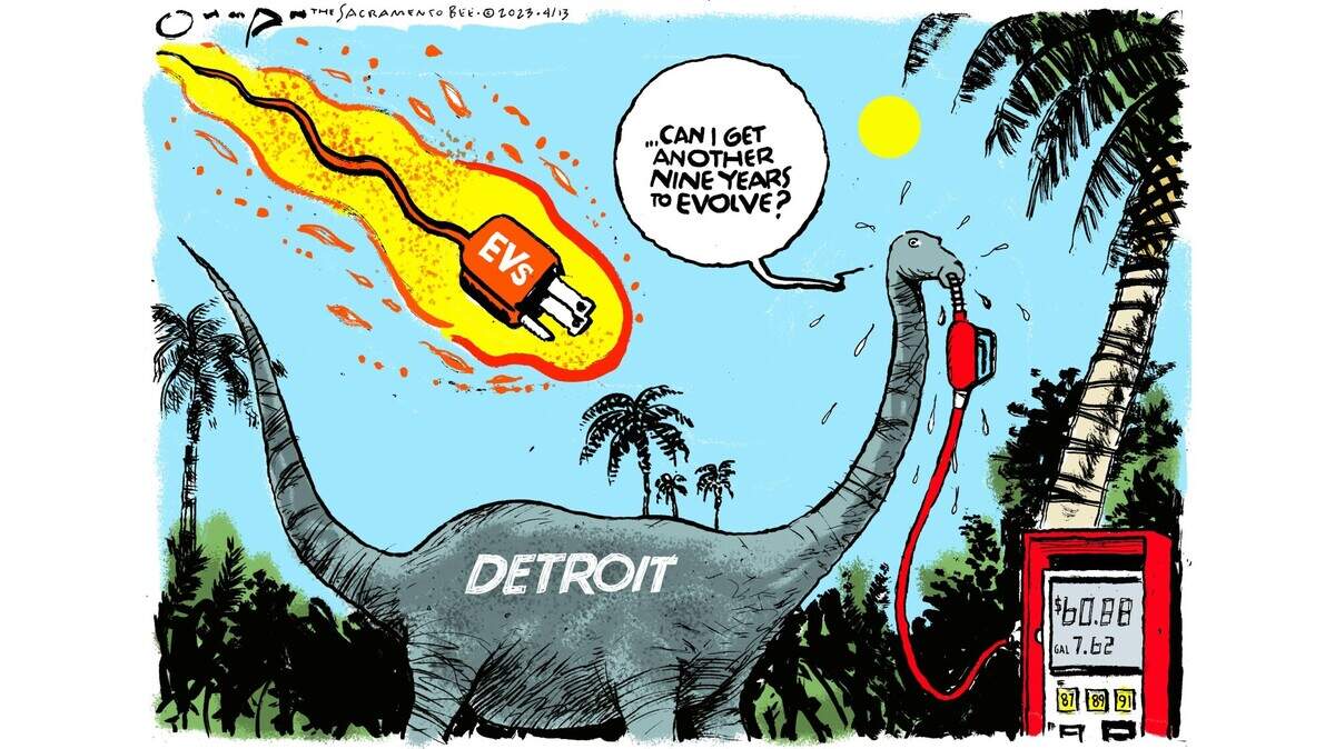 Detroit’s auto industry faces a reckoning, again.