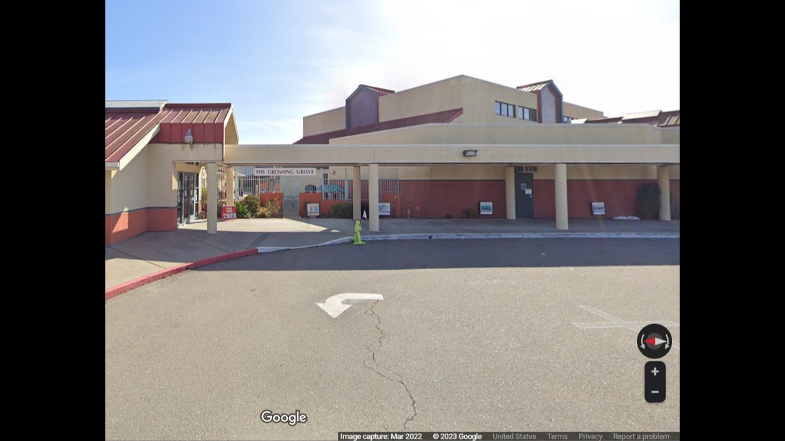 A man purposefully hit a woman with his car in a church parking lot, California authorities said.