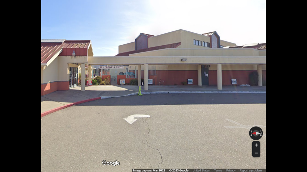 A man purposefully hit a woman with his car in a church parking lot, California authorities said.