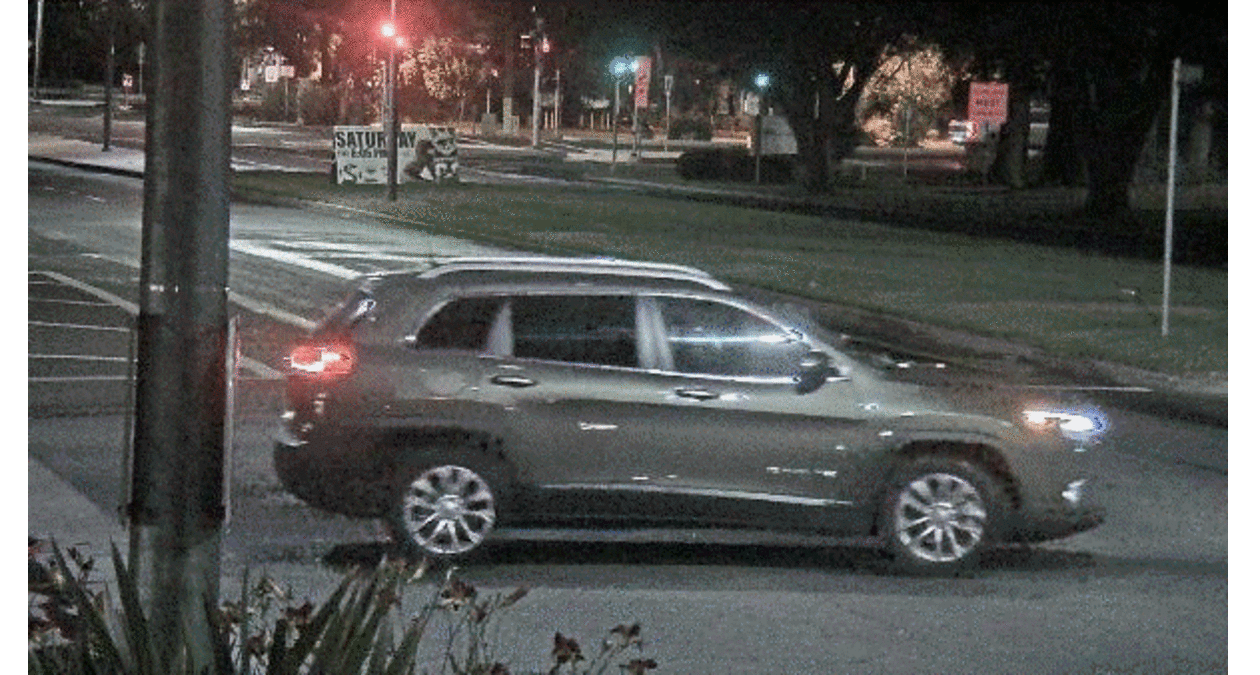 A Jeep sought in connection with a series of vehicle break-ins at Lot 10 of Sacramento State on Monday, Oct. 1, 2018.