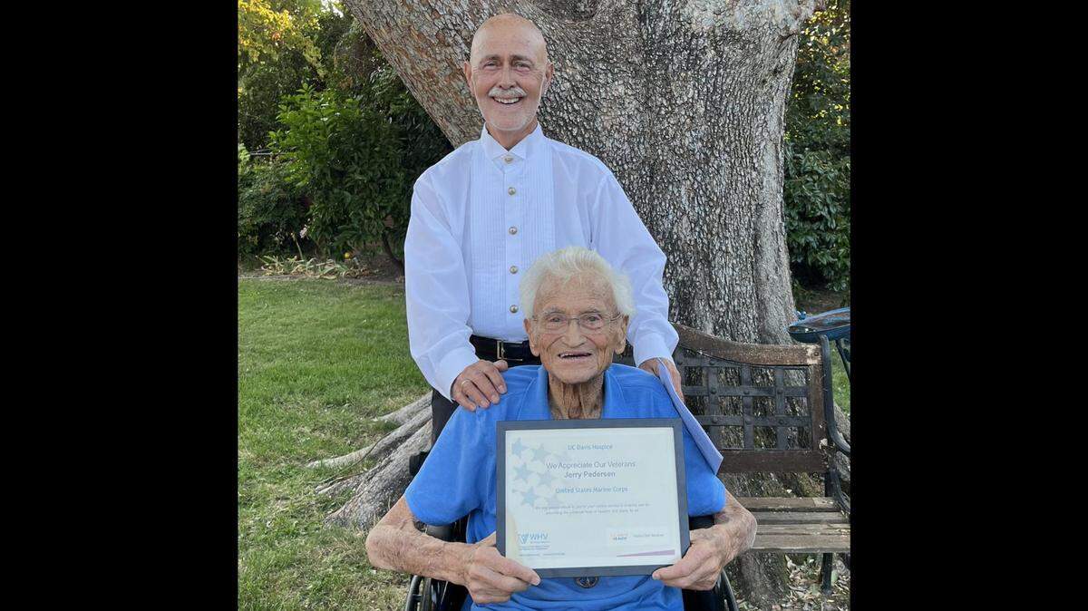 The author, Randele Kanouse, top, and Jerry Pedersen, bottom.