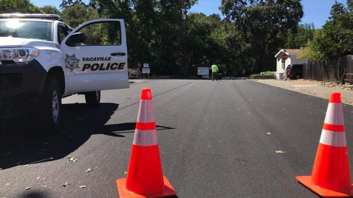A Davis man was taken into custody Thursday evening following an officer-involved shooting and high-speed pursuit originating in Vacaville, police say.