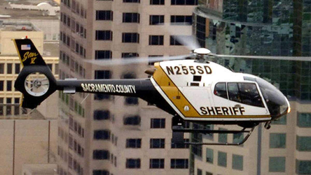 The Sacramento County Sheriff’s Office helicopter N255SD, known as Star V, is seen in an undated photo. The EuroCopter EC120B made an unexpected landing in southeastern Sacramento County on Sunday, Dec. 11, 2022.