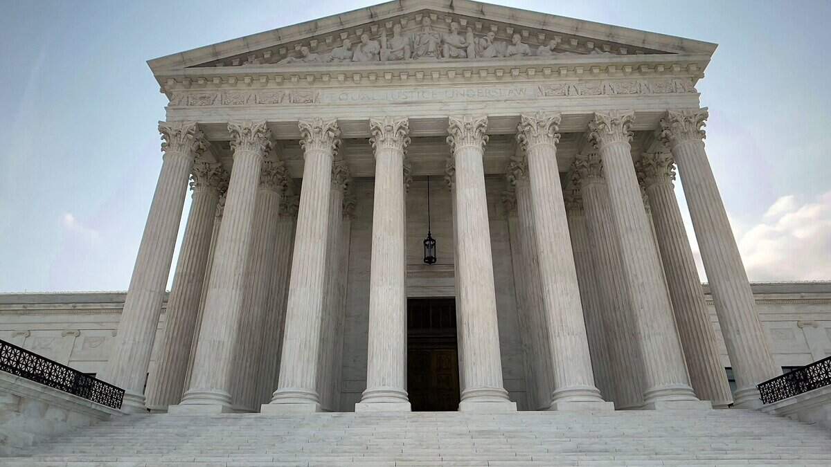 The U.S. Supreme Court building as seen on July 11, 2021, in Washington, D.C. (Daniel Slim/AFP/Getty Images/TNS)