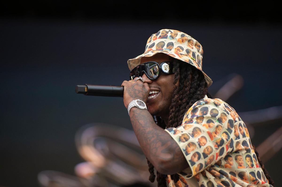 Singer Jacquees performs on day two of the Sol Blume R&B festival on Sunday, Aug. 20, 2023, at Discovery Park in Sacramento.