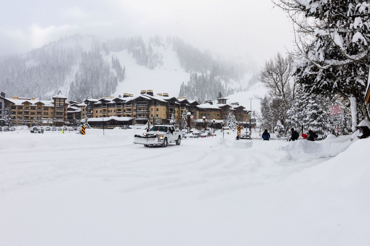 Palisades Tahoe captured after “coldest storm of the season” swept through California.