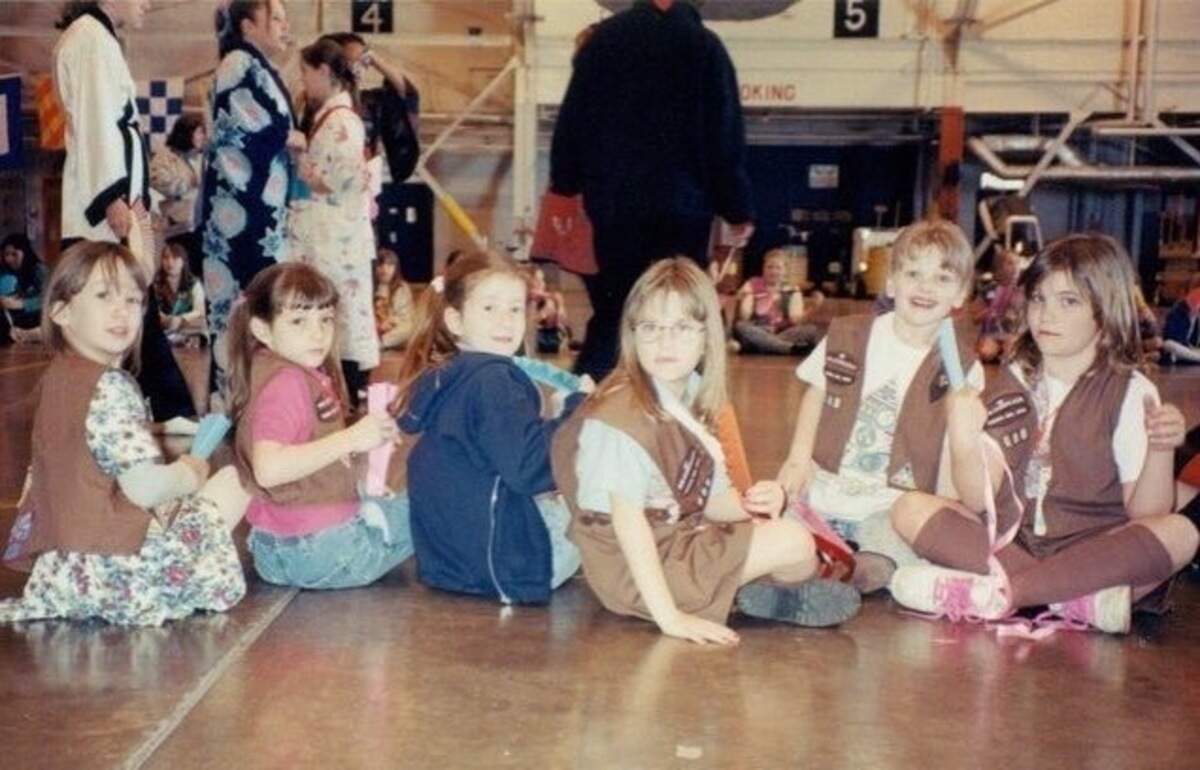 Bee Opinion writer Robin Epley, far left, as a 7-year-old member of Troop 688 in Sacramento in 1997