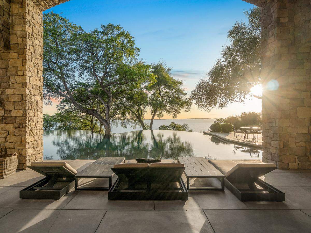 The best view in all of El Dorado Hills overlooks Folsom Lake from an infinity pool of a luxury home for sale for $7.5 million.