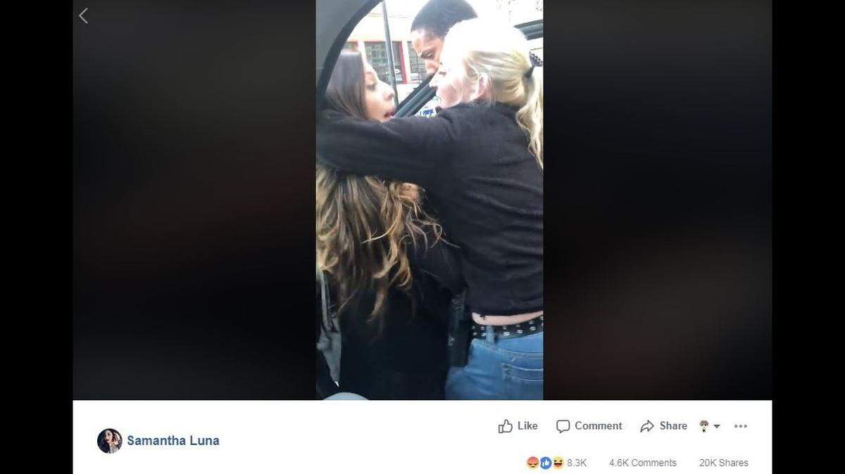 A series of videos posted on Facebook by Samantha Alonso Luna following her arrest Saturday in an altercation with Humboldt State University police officers in Arcata, Calif., has prompted a review by the university.