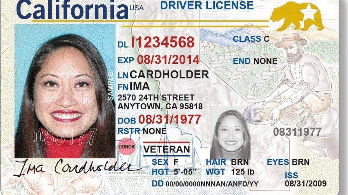 An example of the REAL ID driver license. You can now add a California mobile driver’s license to your Apple Wallet, Gov. Gavin Newsom announced this week.