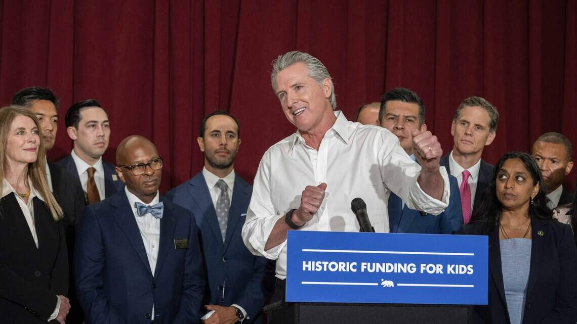 Gavin Newsom says Democrats nationally need to ‘wake up’ on income inequality