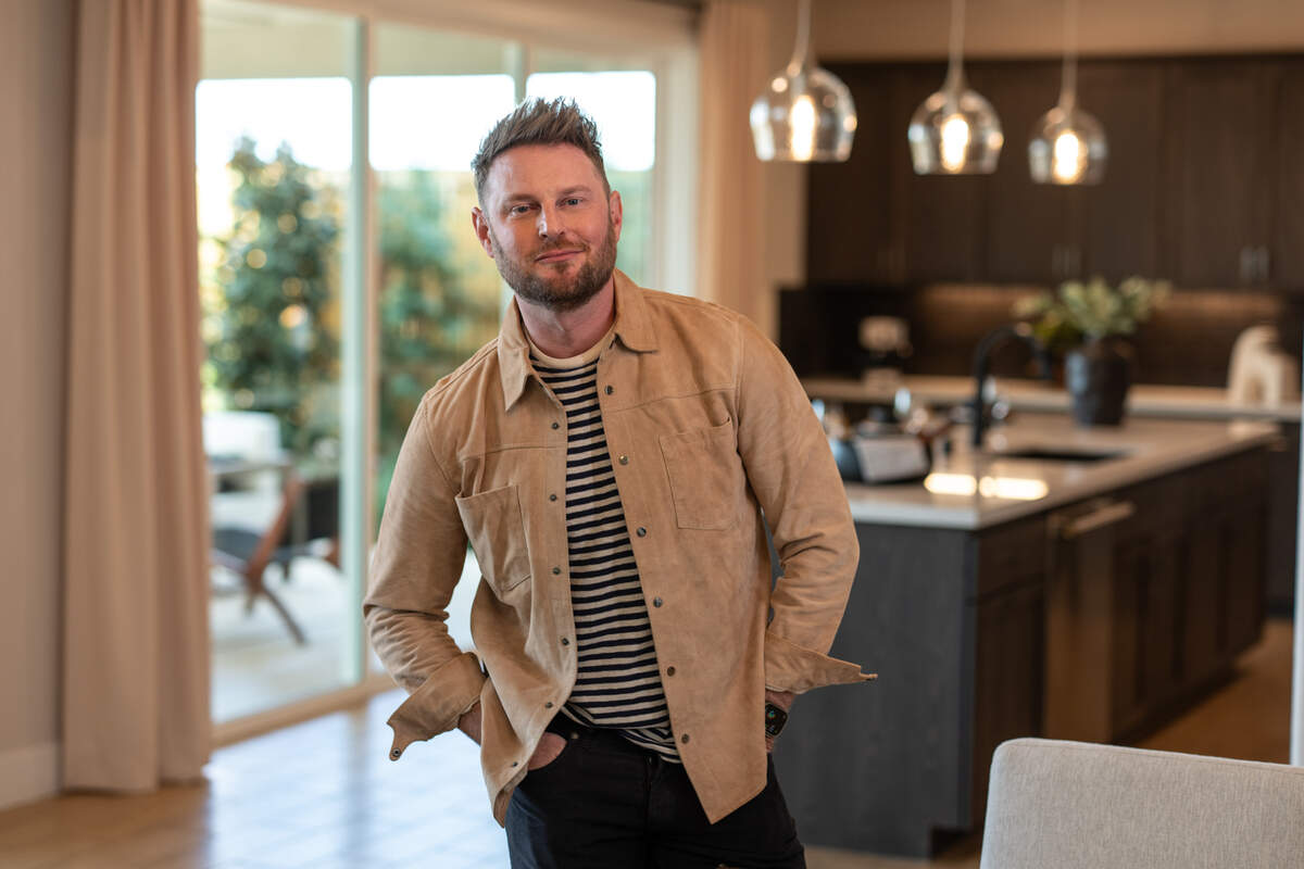 Bobby Berk at the Mountaingate luxury home community near Lincoln.