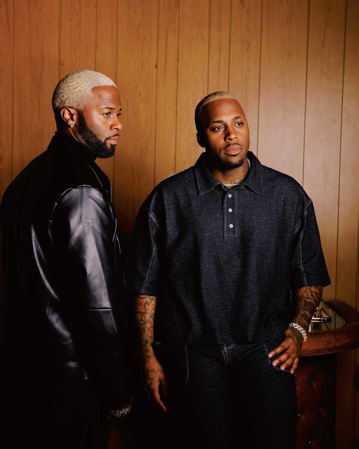 Sacramento R&B duo Blaq Tuxedo is made up of brothers Darius, left, and Dominique Logan. They released their album “Should’ve Seen This Coming” on Friday, April 25, 2025.