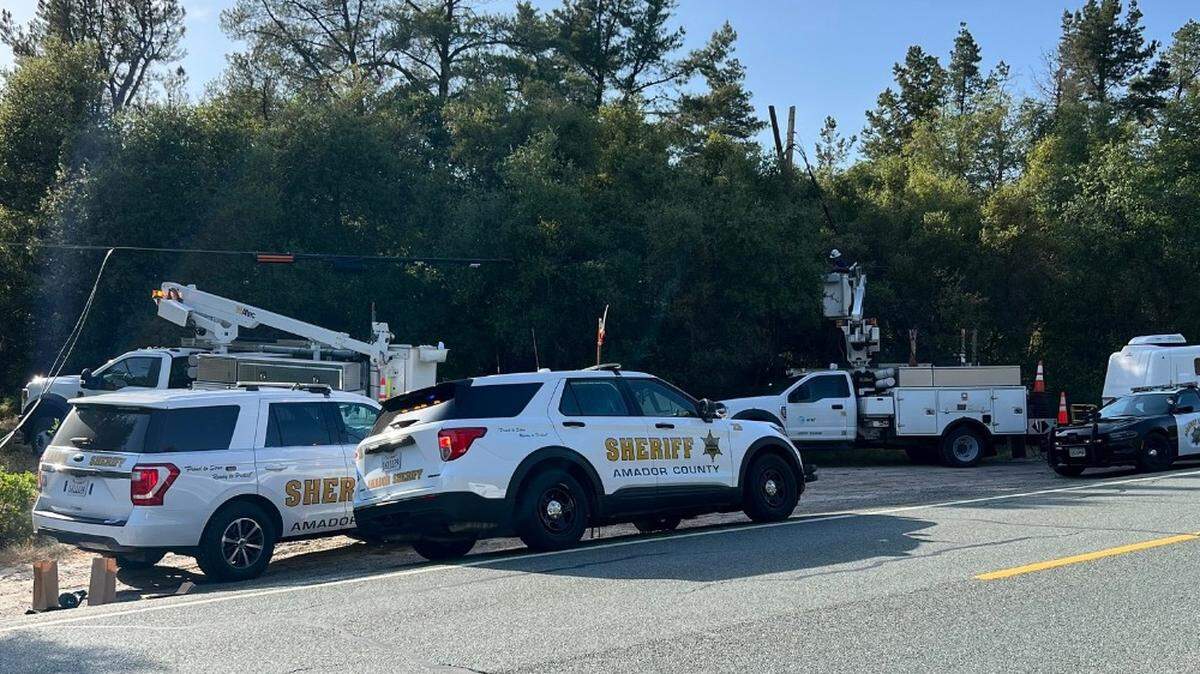 Three Stockton men were arrested after allegedly cutting AT&T power lines near highways 88 and 124 in Ione, California, that serve Amador County, on Sunday, May 7, 2023. The incident left the Sheriff’s Office dispatch center without 911 service for hours.