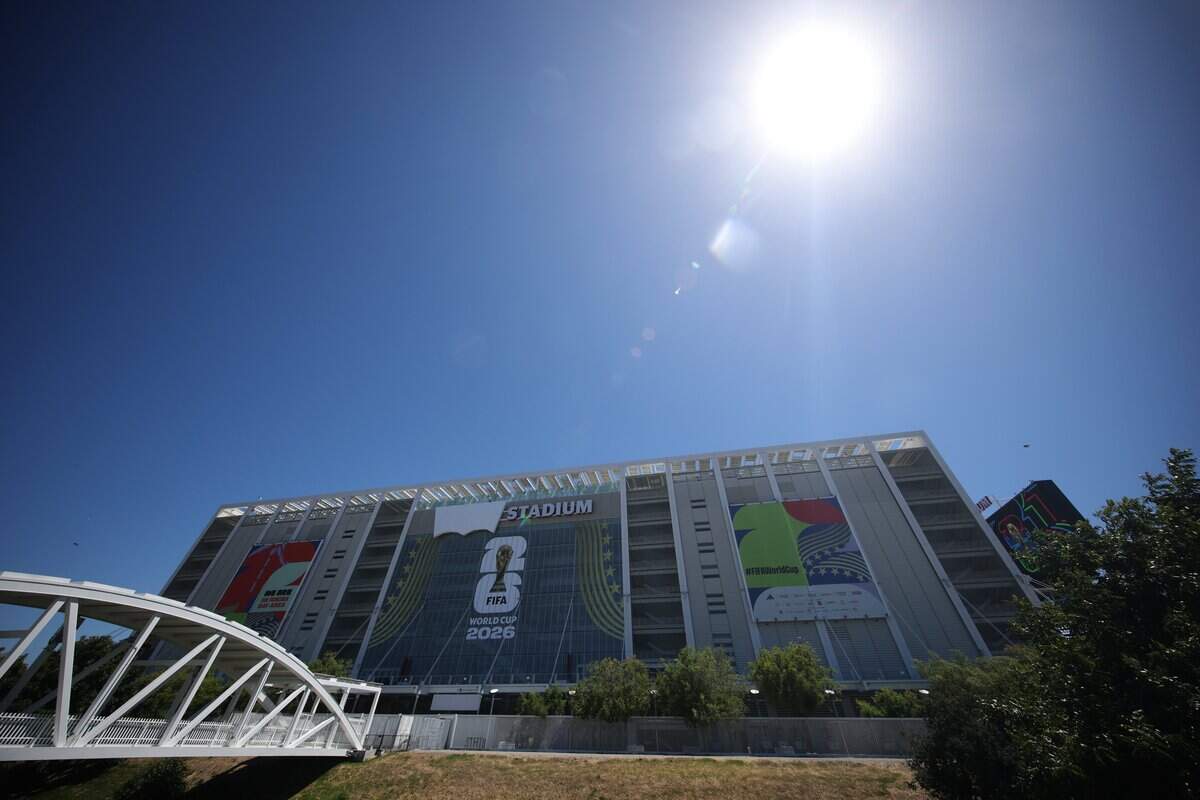 A general view of Levi’s Stadium on Thursday ahead of the World Cup in Santa Clara.