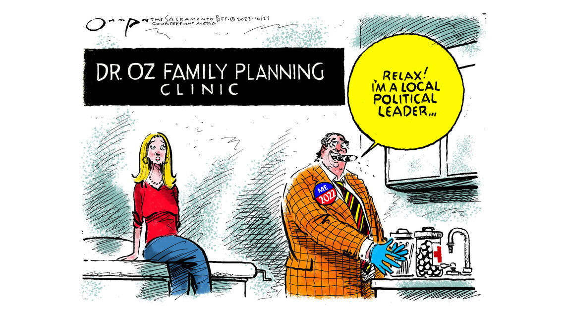 Jack Ohman: The Local Politician will see you now ...