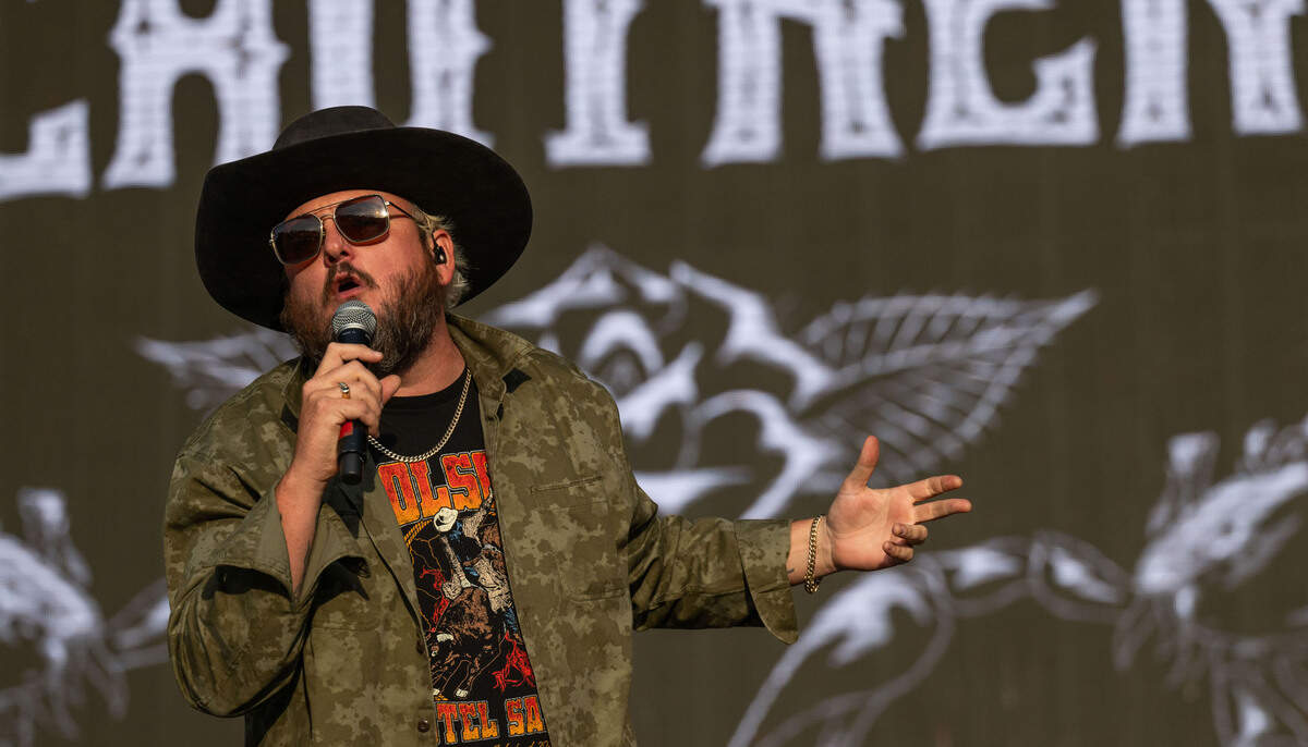 East Texas singer-songwriter Paul Cauthen performs during the GoldenSky Country Music Festival at Discovery Park in Sacramento on Sunday, Oct. 20, 2024.