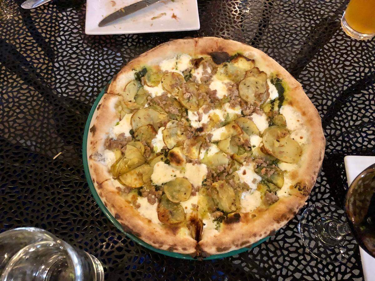 The Brandon at Flour Dust Pizza.