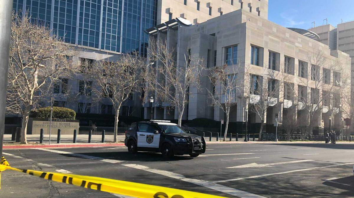 Police cordoned off a stretch of I Street near Fifth Street after an off-duty deputy was targeted by gunfire Tuesday, March 1, 2022. SWAT officers located and arrested the alleged shooter, Rashpal Sahota, later that evening at his residence. The deputy was not hurt.