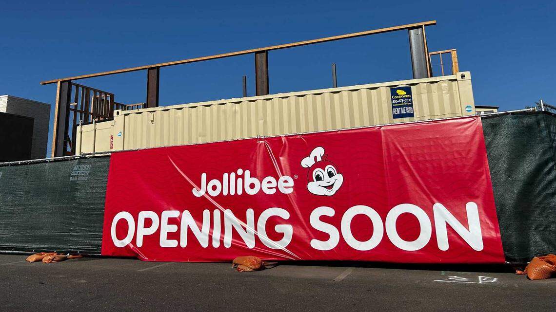 Currently in a construction phase is Jollibee, a fast food fried chicken restaurant that is opening an Elk Grove location at The Ridge shopping center on Elk Grove Boulevard.