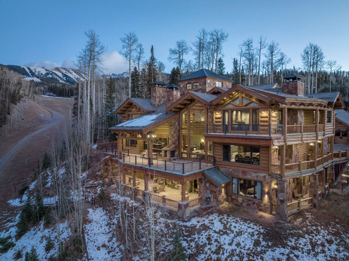 This mountain lodge is for sale for $21 million in Colorado.