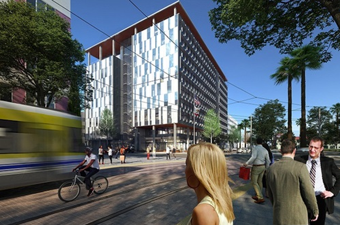 An 11-story office building will house more than 1,100 Health and Human Services agency workers at 12th and O streets in downtown Sacramento.