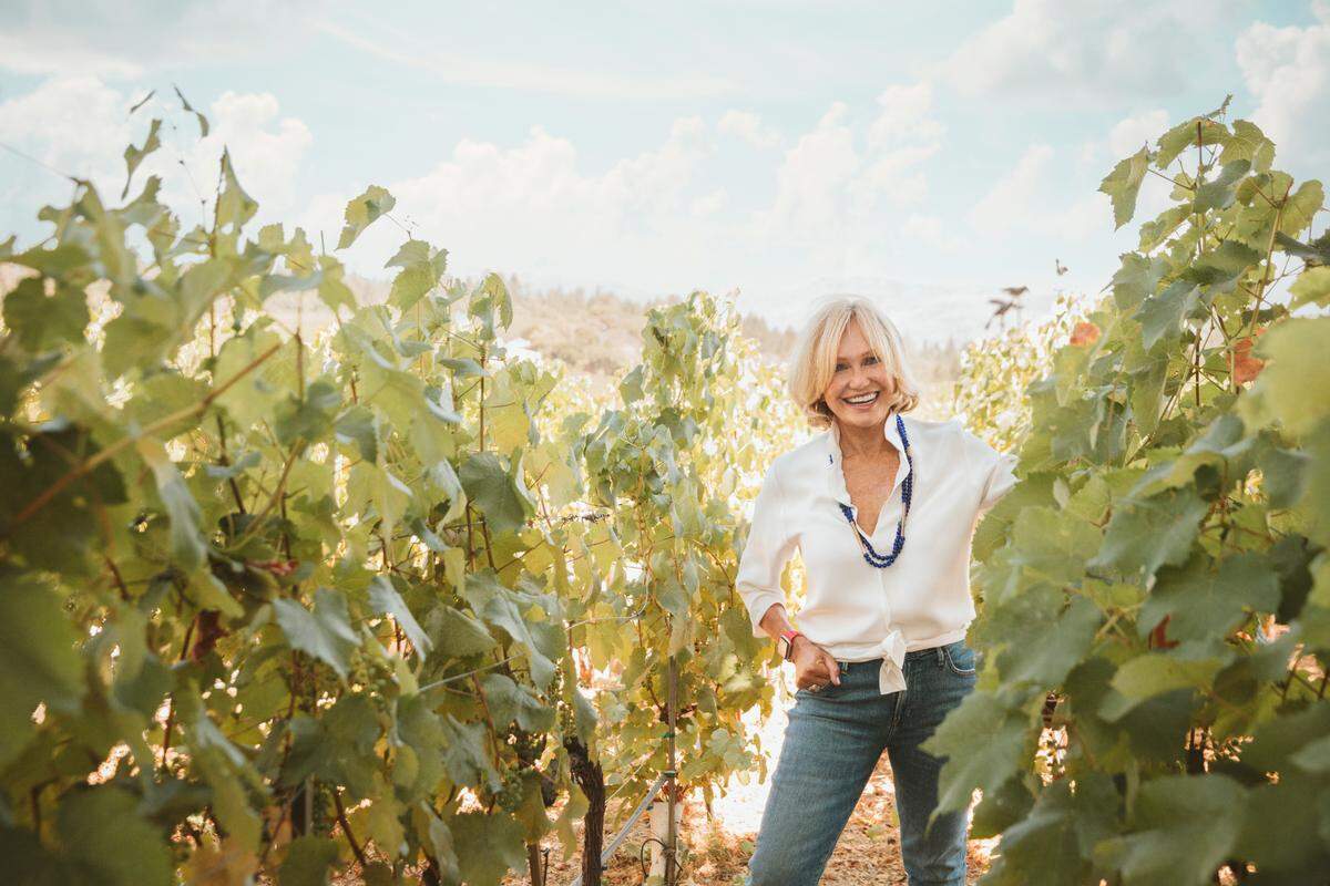 Hall Wines vintner Kathryn Hall poses for a photo.