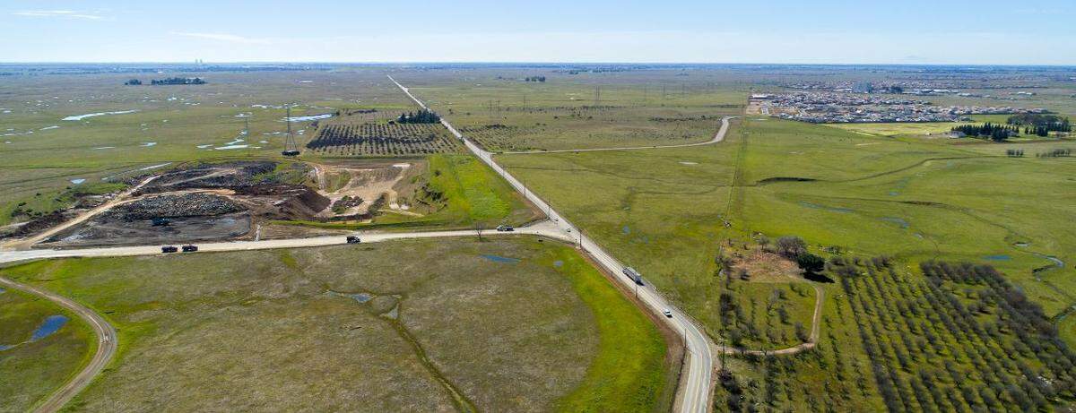 Federal transportation officials awarded a $25 million grant to improve a 3.6-mile stretch of Grant Line Road, seen in part, between White Rock Road and Chrysanthy Boulevard in Rancho Cordova.