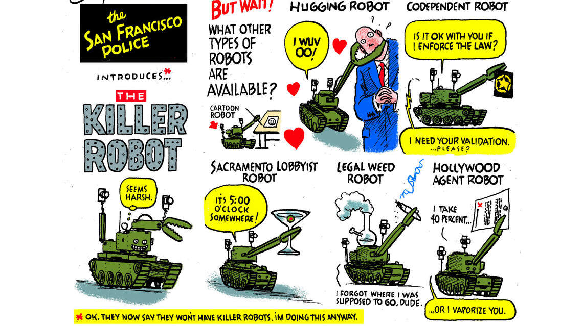 Jack Ohman: Revenge of the Killer Robots!