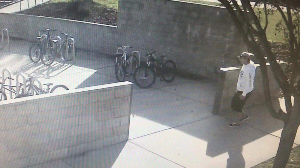 Suspect Jeffrey Ijams, 33, was arrested after being caught on video stealing a bike from the Twelve Bridges Middle School campus in Lincoln on Jan. 22, 2018.