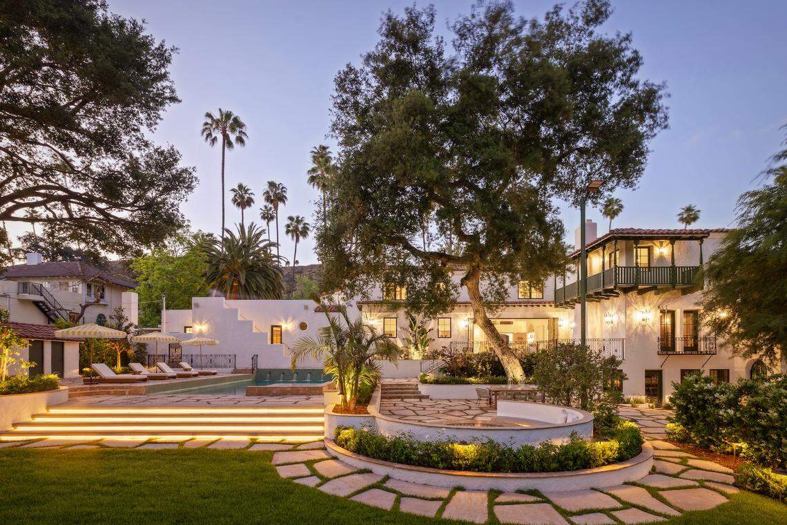 The 6,700-square-foot, five-bedroom, five-bathroom home for sale sits at 2110 Hill Dr, Los Angeles, California.