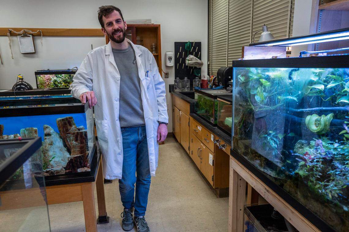 While overseeing the vivarium room filled with cold-blooded animals at Sacramento State in February, Sacramento State instructional support technician Sam Curtis spoke about stagnant wages at the university. “It just doesn’t feel like a place where anyone can stay and work for the long term,” Curtis said.