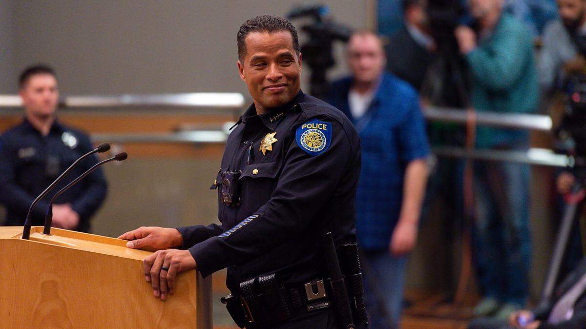 According to a survey, fewer than half of Sacramento adults approve of the Police Department's services. Daniel Hahn is Sacramento's police chief.