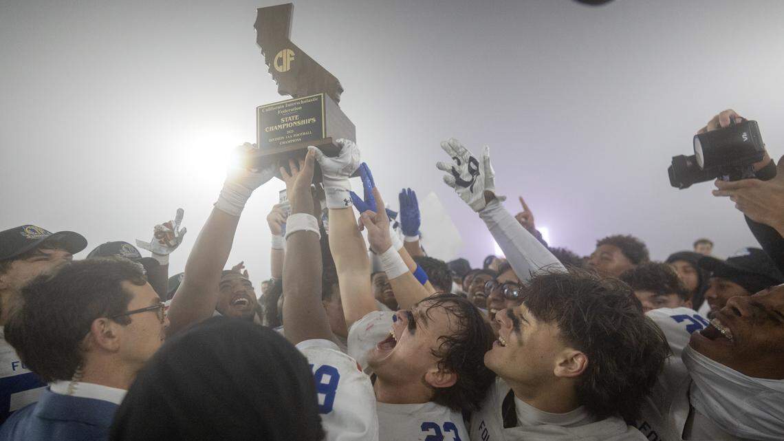 Folsom wins 6th CIF State crown. Backup QB Brody Rudnicki stars again
