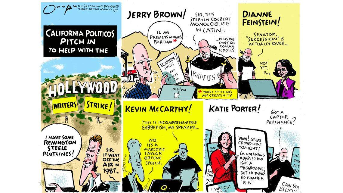 Hollywood writers strike? Never fear, California politicians are here to help | Opinion